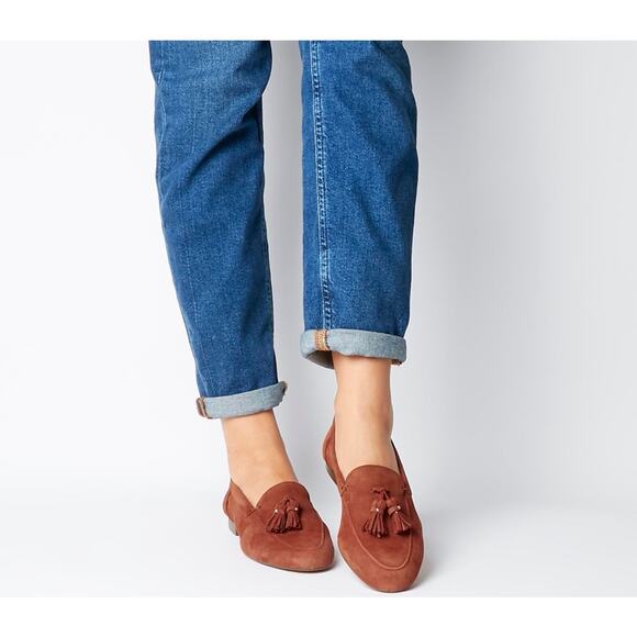 Kate Spade Classic Berkeley tassel brown tan suede loafers  size 5.5 - Picture 3 of 10